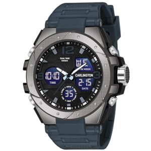 Carlington Resin Endurance Analog-Digital Sports Watch for Men